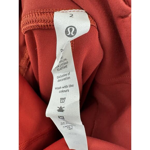 Lululemon InStill High Rise Tight 25” Cayenne Size 2 NWT Yoga Leggings Red - Picture 11 of 12